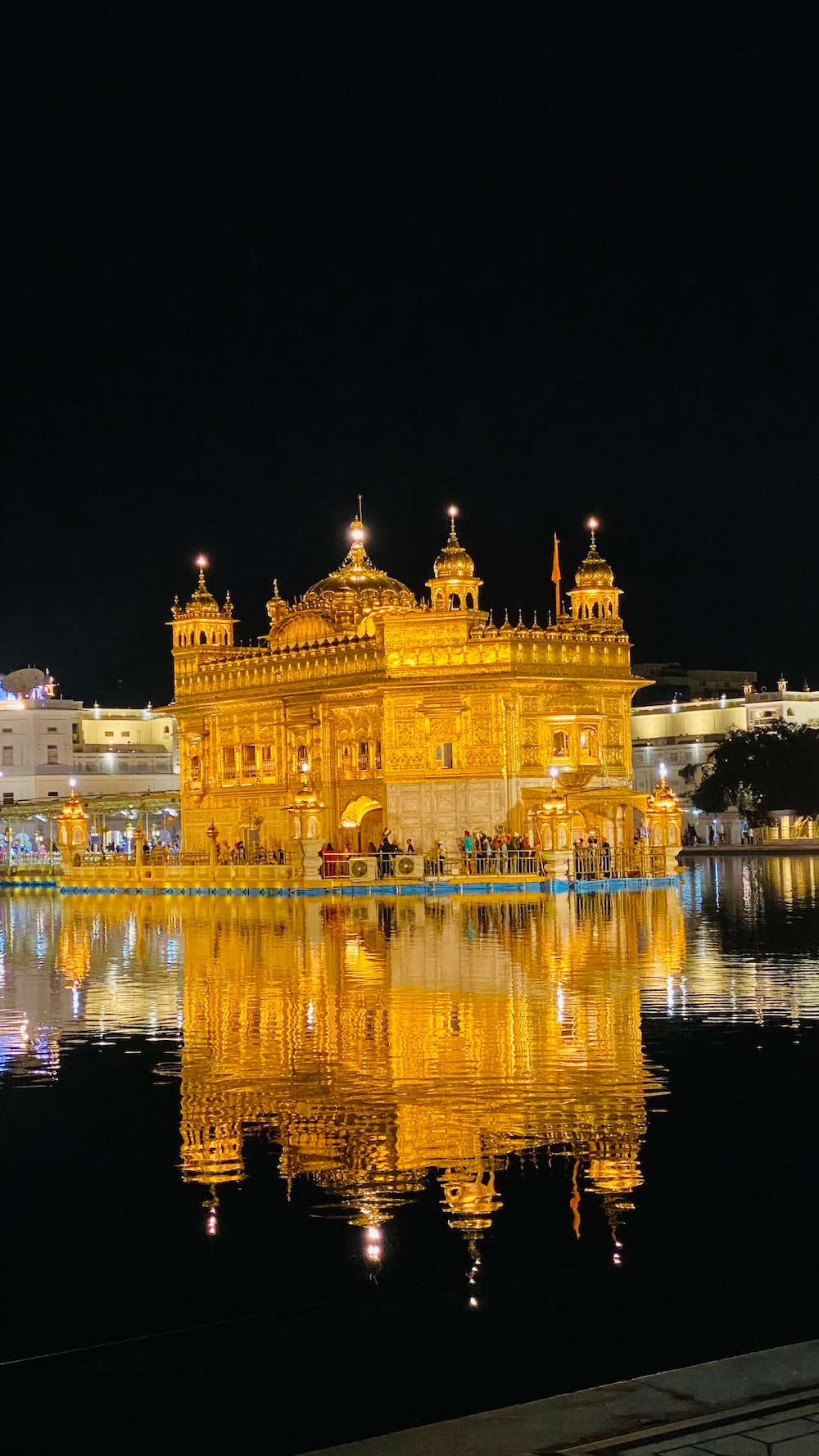 Golden Temple - Water Reflection